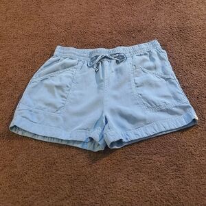 C&C California Shorts Linen Lyocell Blend  Pull On Beach Size Large